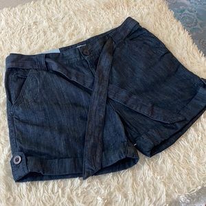 NWT Jessica Modern Fit Cuffed Belted Jean Shorts